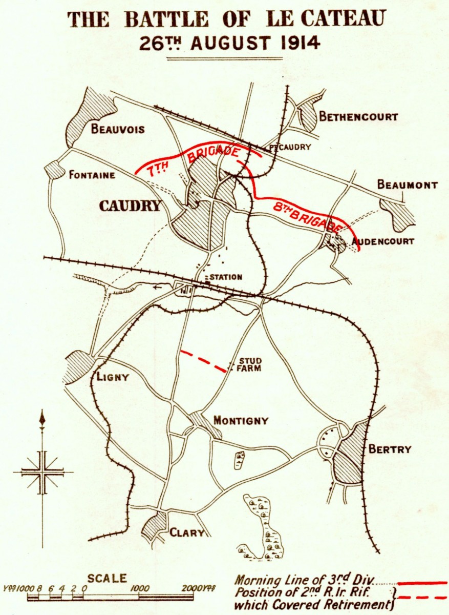 Map Le Cateau