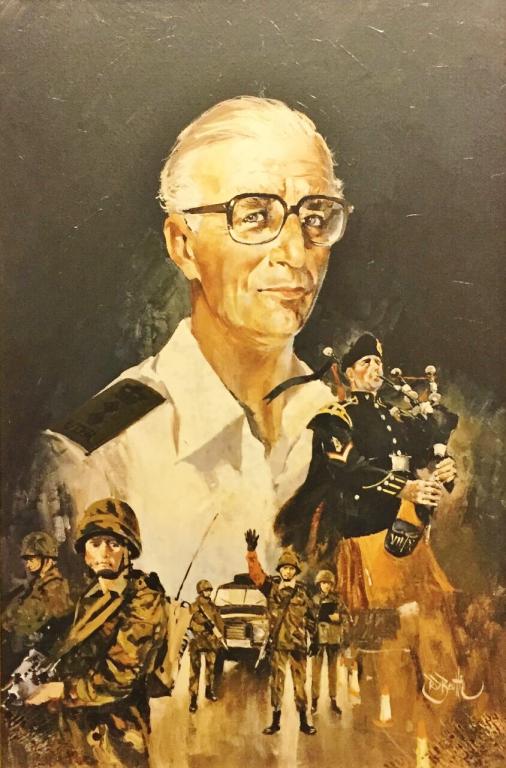 Portrait of General Sir Charles Huxtable as the Colonel Commandant of The Ulster Defence Regiment.