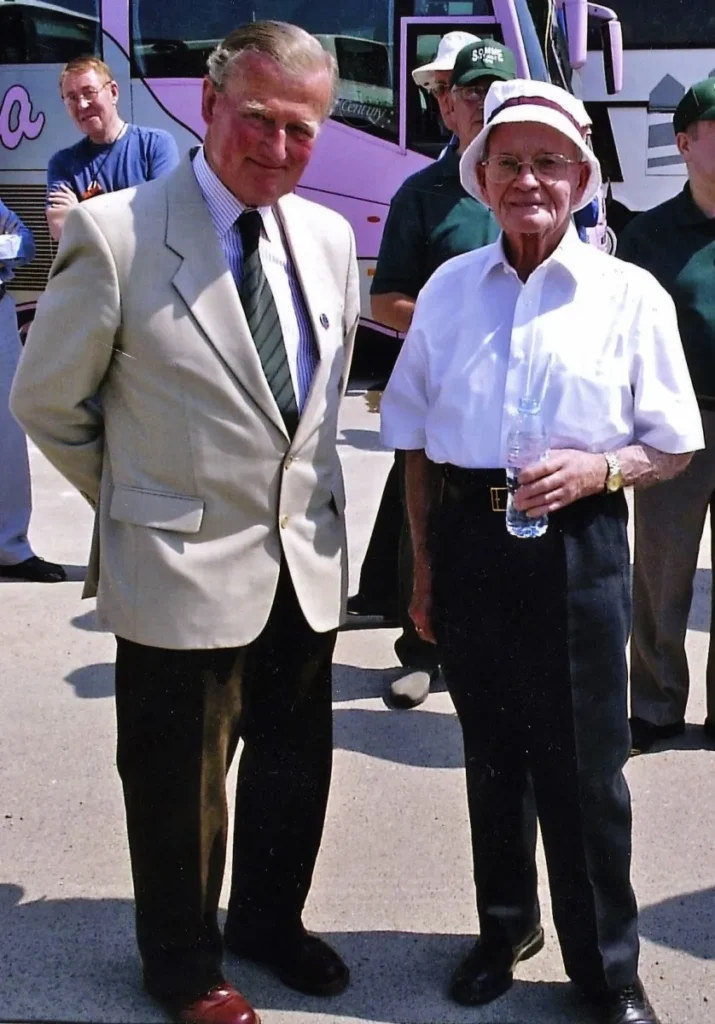 President of the RUR Association with fellow Second World War veteran, Mr John Doherty MBE