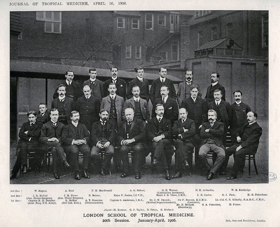 Joseph attending the LSTM in 1906