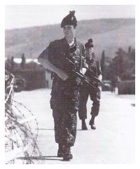 4/5 RANGERS patrol Sarajevo. Op RESOLUTE