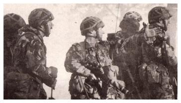 B Company Commander 4 (V) R IRISH on Ex PLAIN SAILING, BAOR 1989.