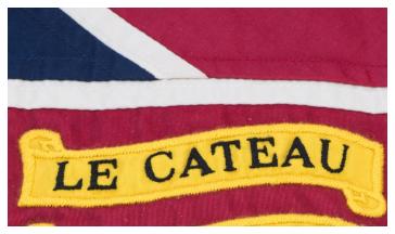 LE CATEAU King's Colour Battle Honour