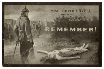 Edith Cavell execution firing squad