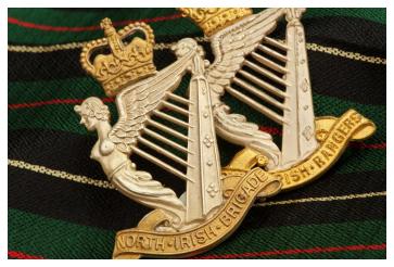 North Irish Brigade Cap Badge