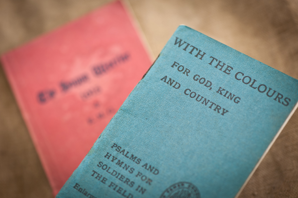 First World War booklet of psalms and hymns for soldiers