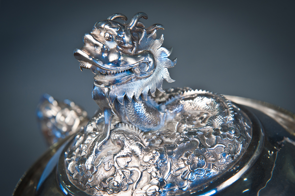 Detail of Silver Chinese Cup