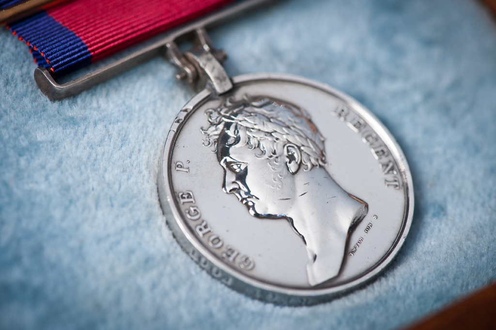 Waterloo medal of Captain John Millar
